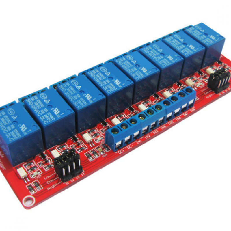 Module Relay 8 Kênh 24V-10A Âm/Dương Kích